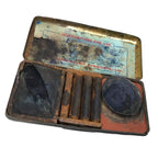 Vintage Photo Stamp Syndicate in Metal Case with Ink Stamp of a Gentleman Desktop Items by TheVoyageBird