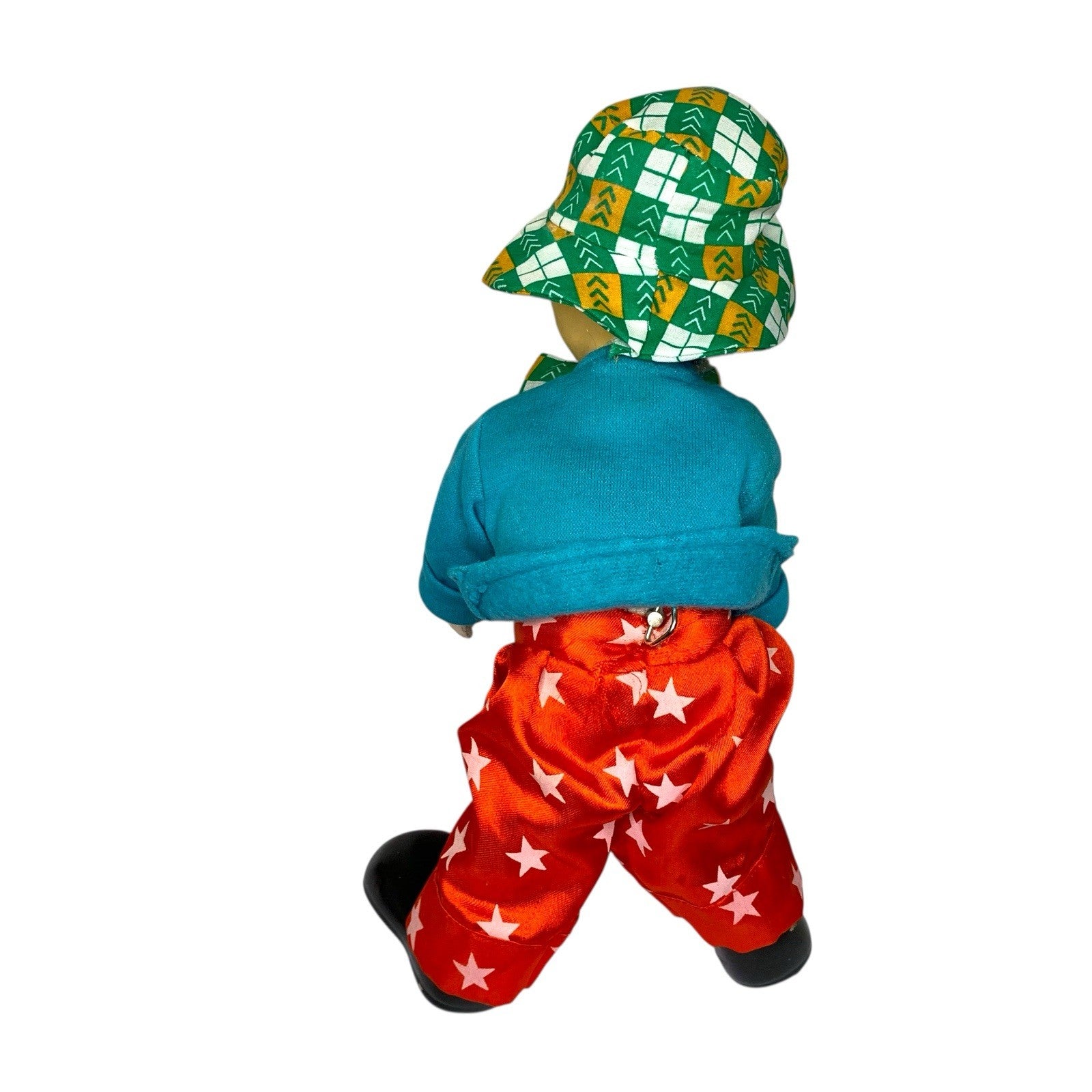 Vintage Porcelain Clockwork Clown Doll Wind Up Musical Moving Toy Working Clockwork/Wind-Up by TheVoyageBird