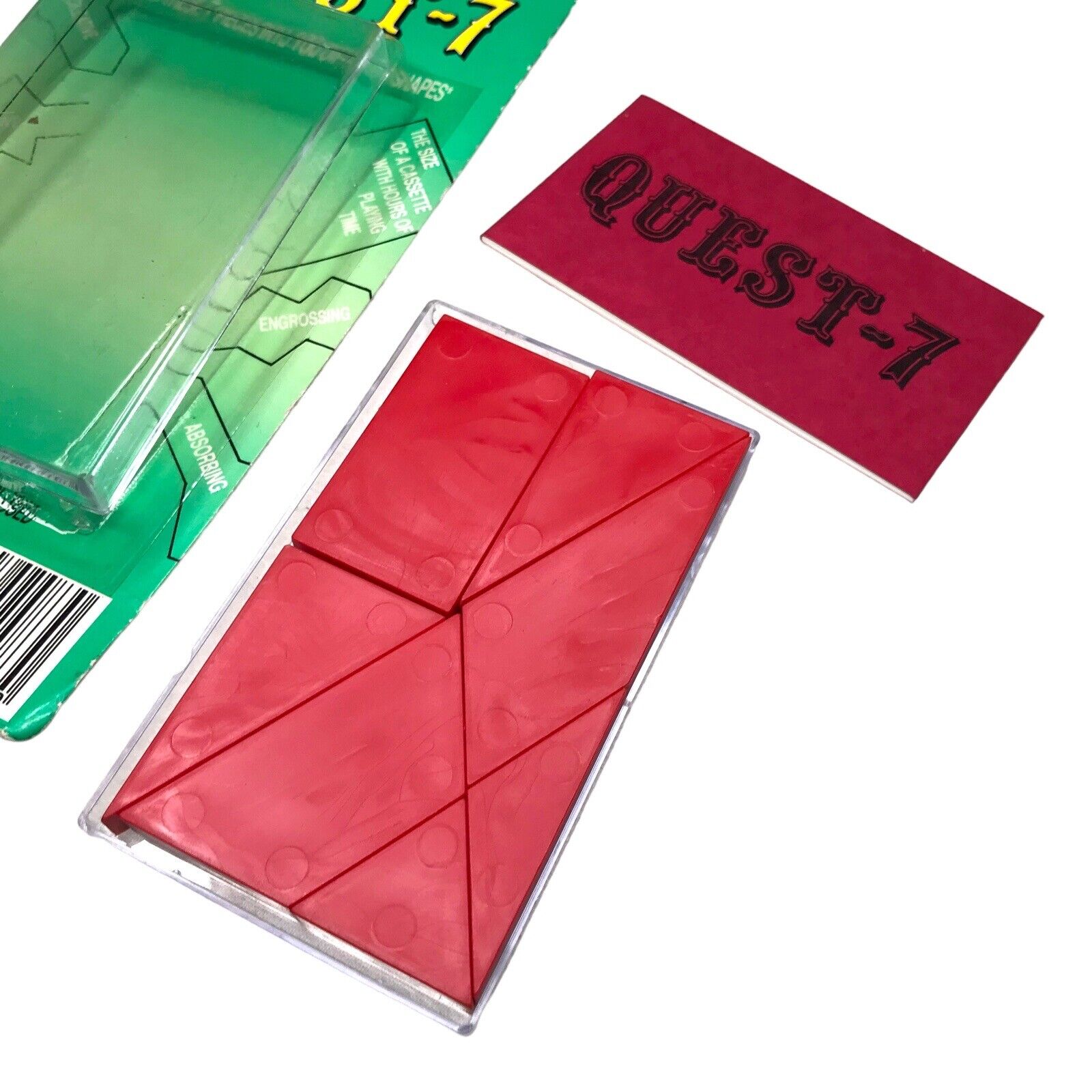 Vintage Quest-7 Game - Form 7 Pieces into 100 Shapes - Boxed - 1987 Marlin Hill Vintage Manufacture by TheVoyageBird