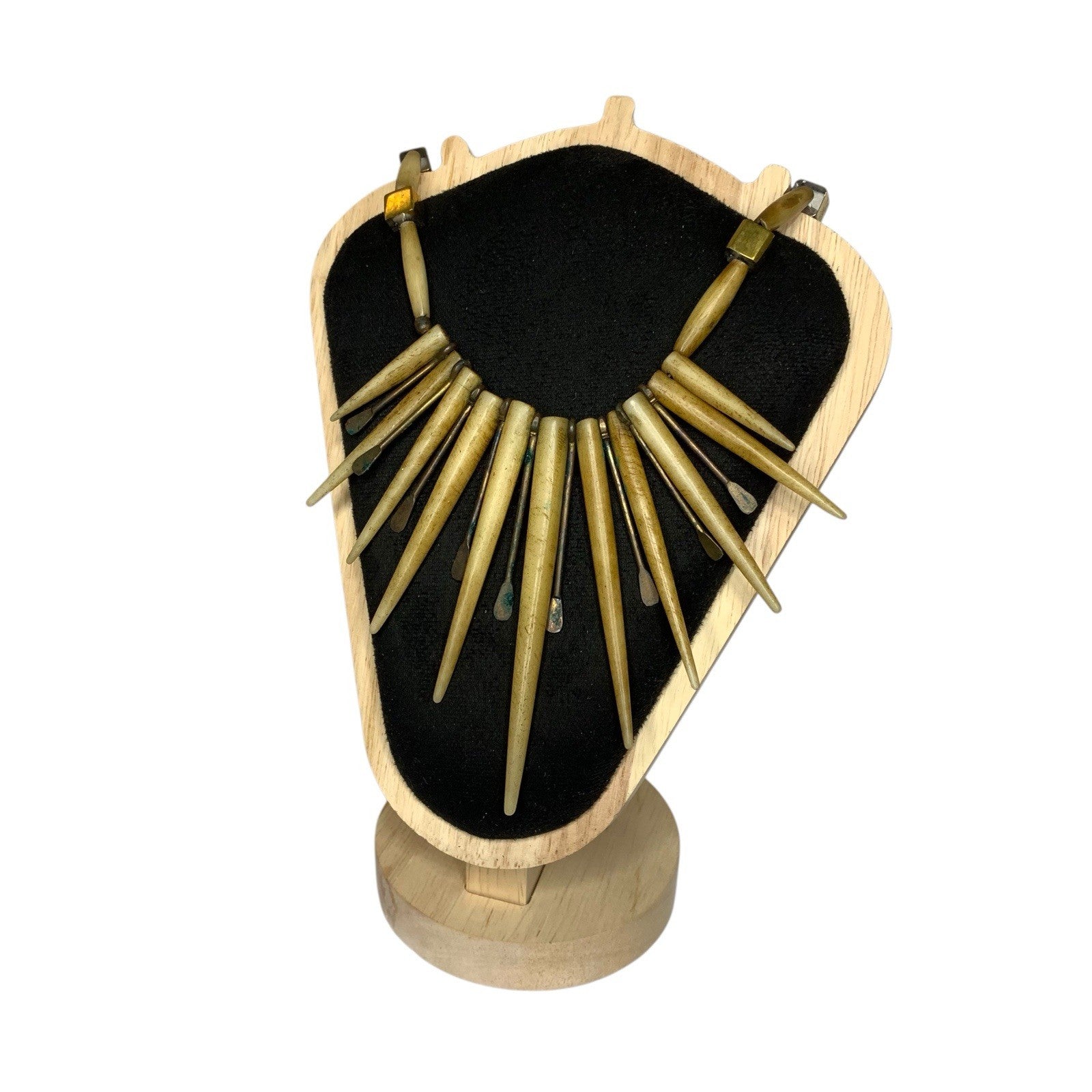 Vintage Rare Sea Urchin Spine Spike & Metal Statement Necklace Sets by TheVoyageBird