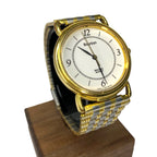 Vintage Ricoh Bourbon Quartz Watch Two Tone Gold Silver Strap Rare Working Wristwatches by TheVoyageBird