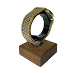 Vintage Ricoh Bourbon Quartz Watch Two Tone Gold Silver Strap Rare Working Wristwatches by TheVoyageBird