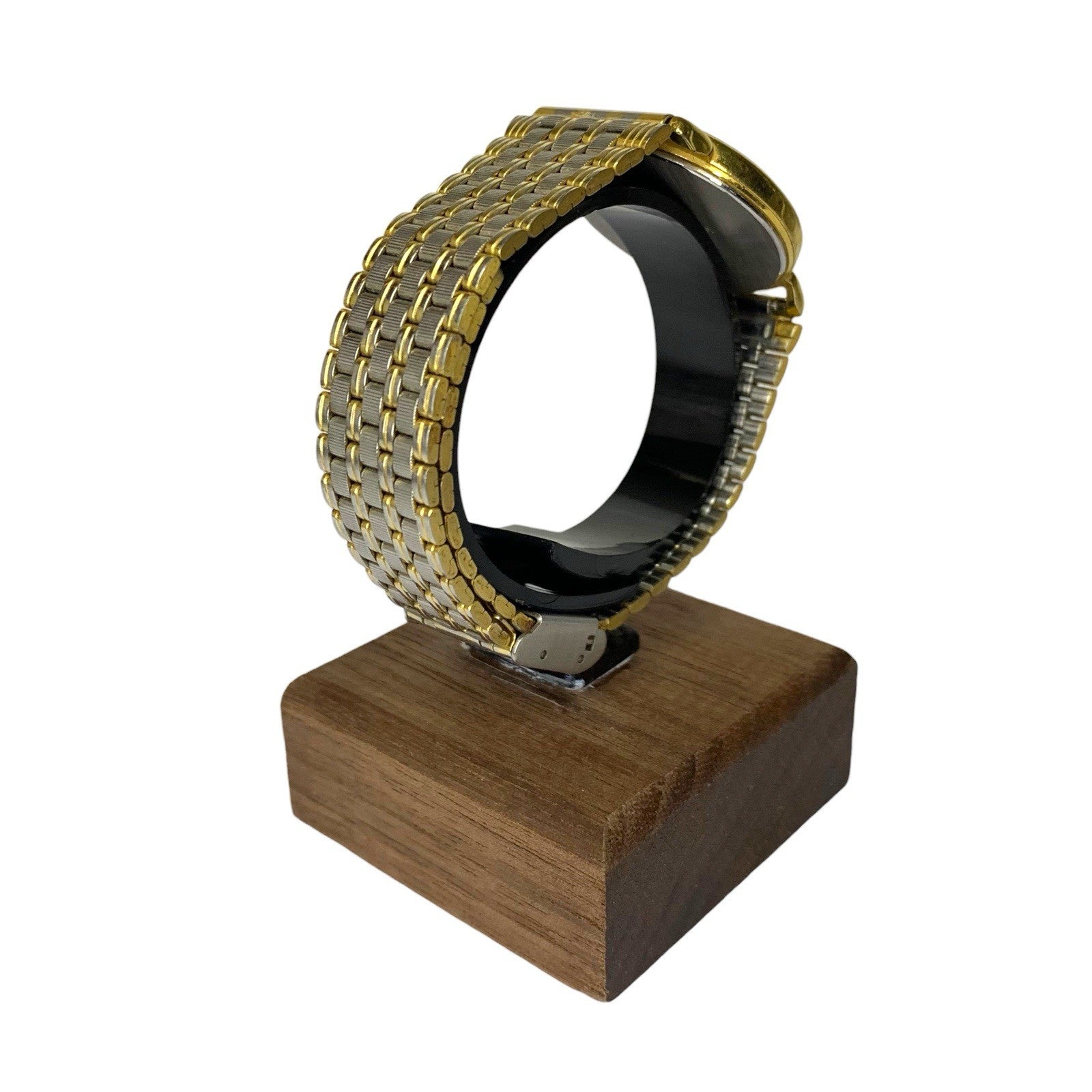 Vintage Ricoh Bourbon Quartz Watch Two Tone Gold Silver Strap Rare Working Wristwatches by TheVoyageBird