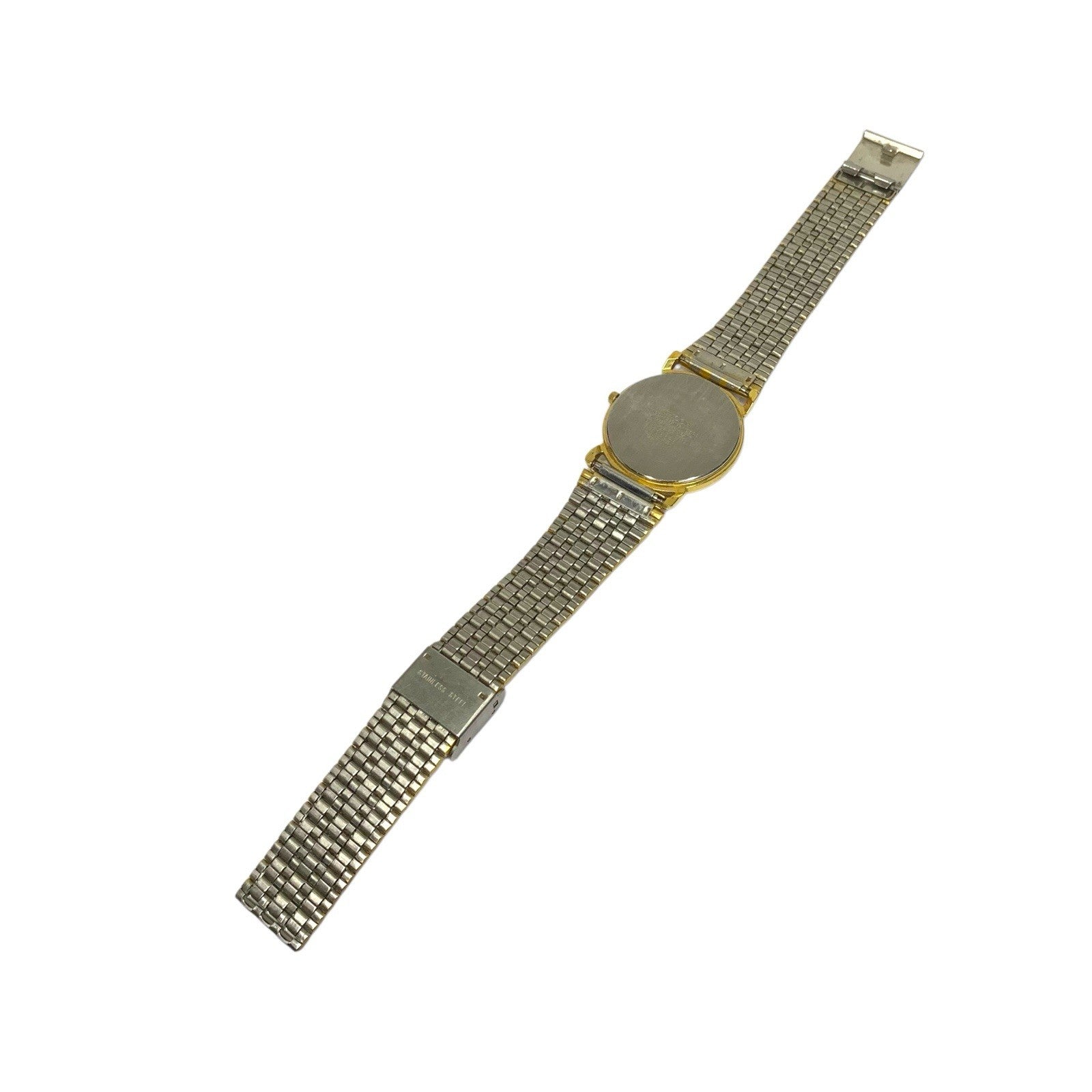 Vintage Ricoh Bourbon Quartz Watch Two Tone Gold Silver Strap Rare Working Wristwatches by TheVoyageBird