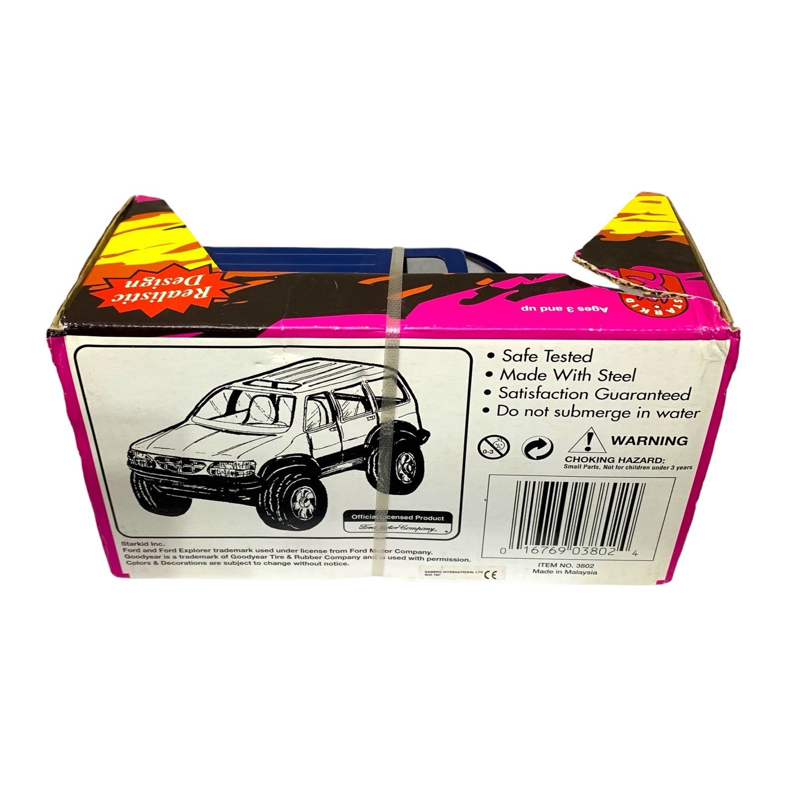 Vintage Sambro Ford Explorer Toy Truck 4x4 Steel Boxed Vintage Manufacture by TheVoyageBird