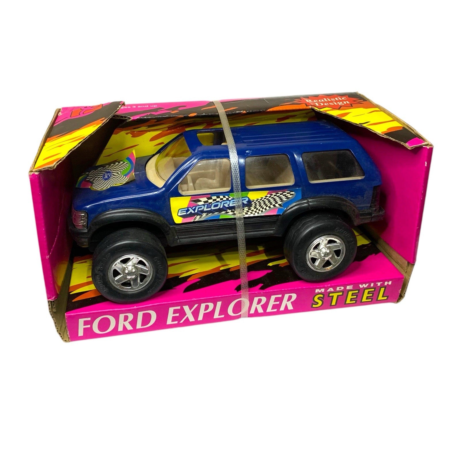 Vintage Sambro Ford Explorer Toy Truck 4x4 Steel Boxed Vintage Manufacture by TheVoyageBird