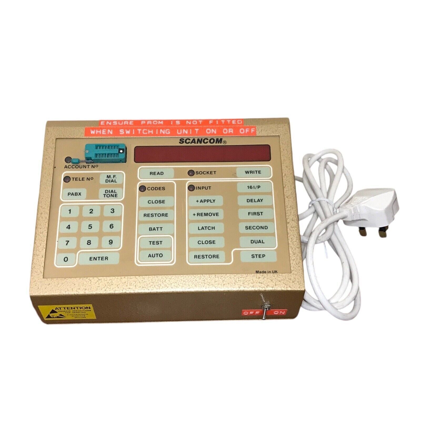 Vintage Scancom 7100 PROM Programmer – Fast Format, 1980s-1990s Made in UK Other by TheVoyageBird