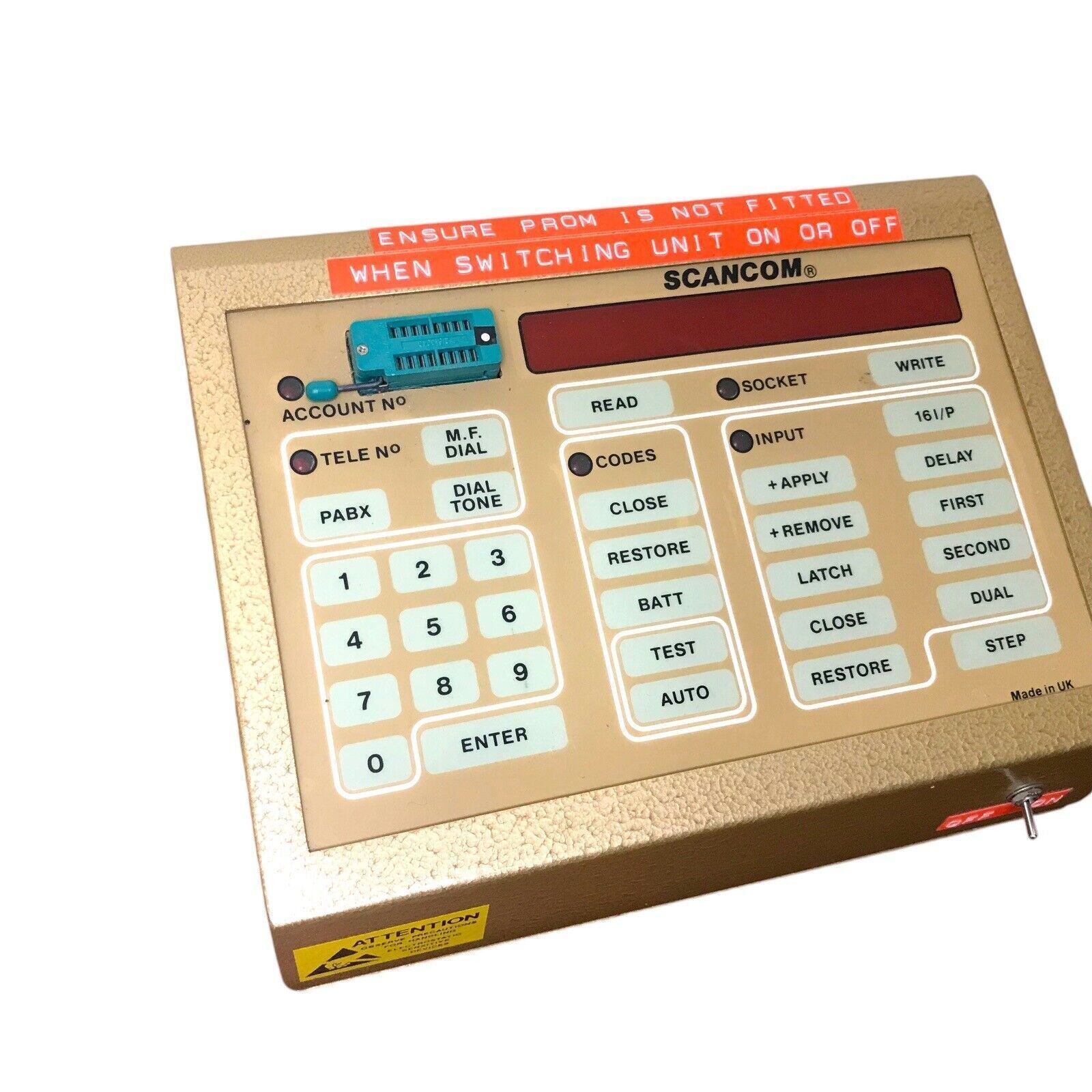 Vintage Scancom 7100 PROM Programmer – Fast Format, 1980s-1990s Made in UK Other by TheVoyageBird