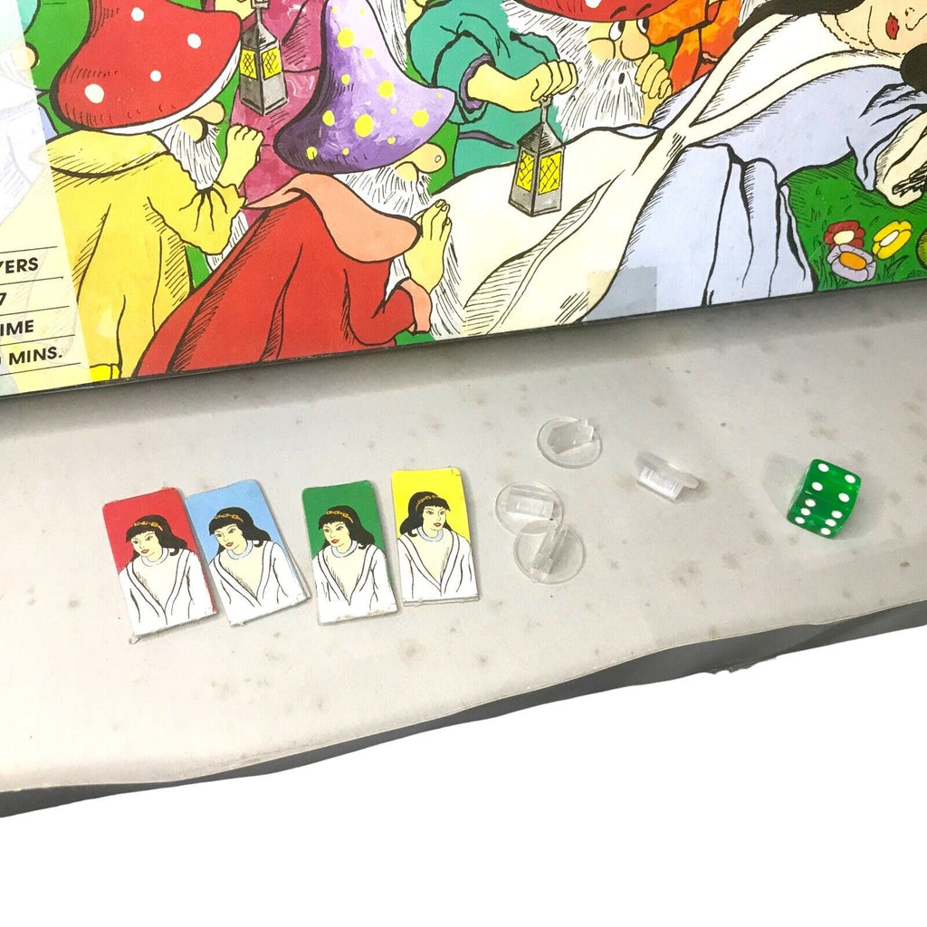 Vintage Snow White and the Seven Dwarfs Board Game | Timeless Games | Snakes and Ladders Style Vintage Manufacture by TheVoyageBird