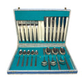 Vintage Stainless Steel Floral Flower Garden Cutlery Made in Korea Set of 22 Cutlery by TheVoyageBird