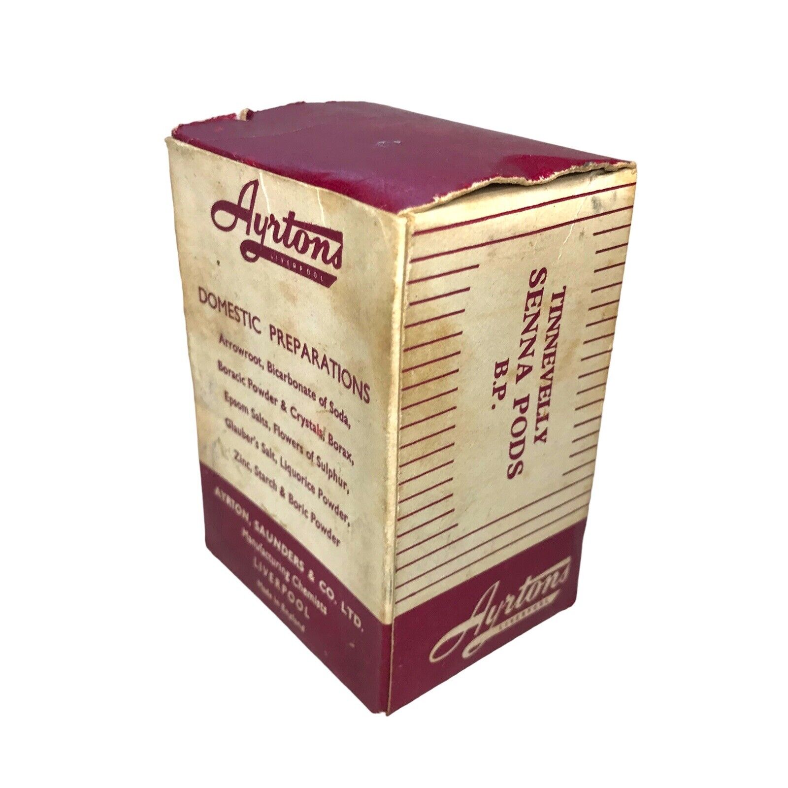 Vintage Tinnevelly Senna Pods B.P. by Ayrtons Liverpool Other Natural Remedies by TheVoyageBird