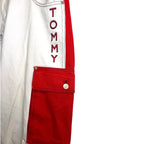 Vintage Tommy Hilfiger Jeans 32/32 Side Stripe Spell Out Big Flag Cargo Rare Jeans by TheVoyageBird