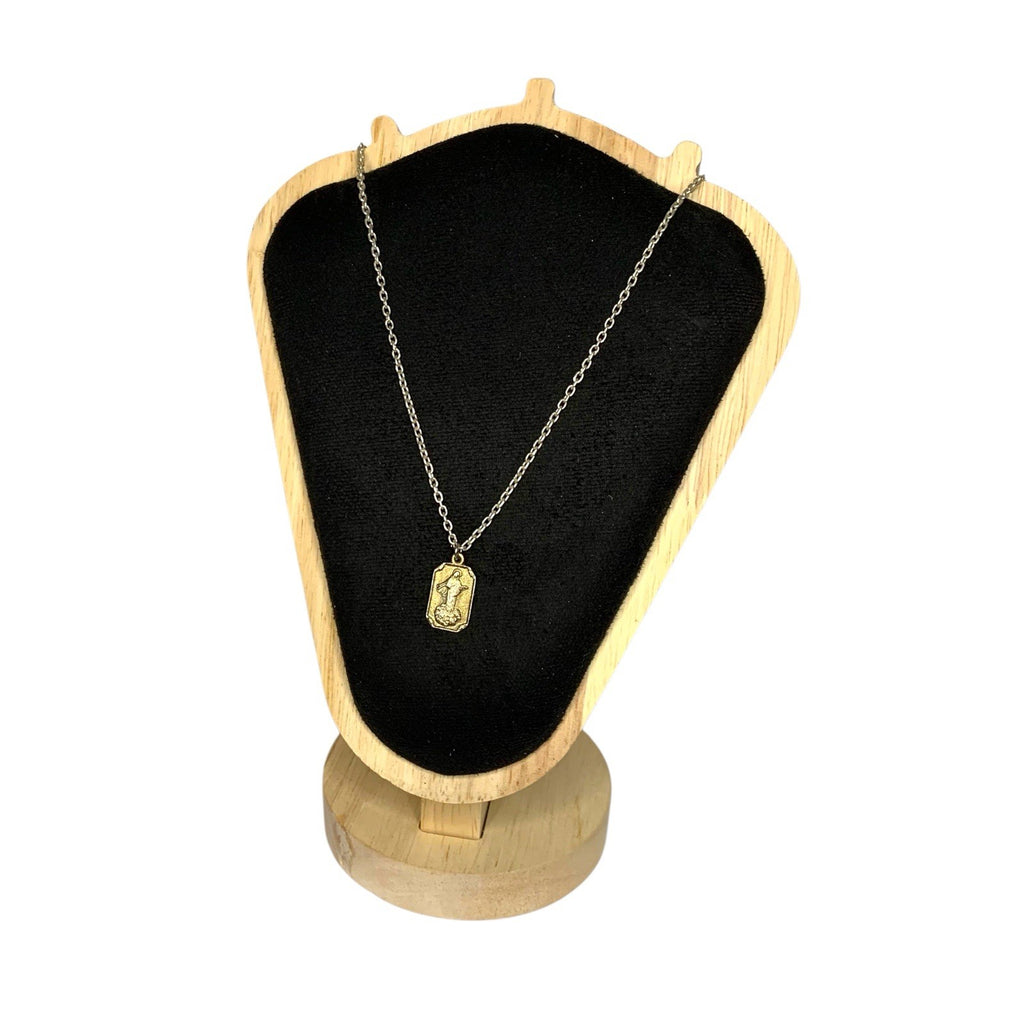 Vintage Virgin Mary Religious Pendant Medal Necklace Italy Saint Catholic Gift Medals & Medallions by TheVoyageBird