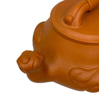 Vintage Yixing Zisha Teapot Dragon Beast Form 1980s China Square Circle Box Pots by TheVoyageBird