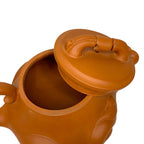 Vintage Yixing Zisha Teapot Dragon Beast Form 1980s China Square Circle Box Pots by TheVoyageBird