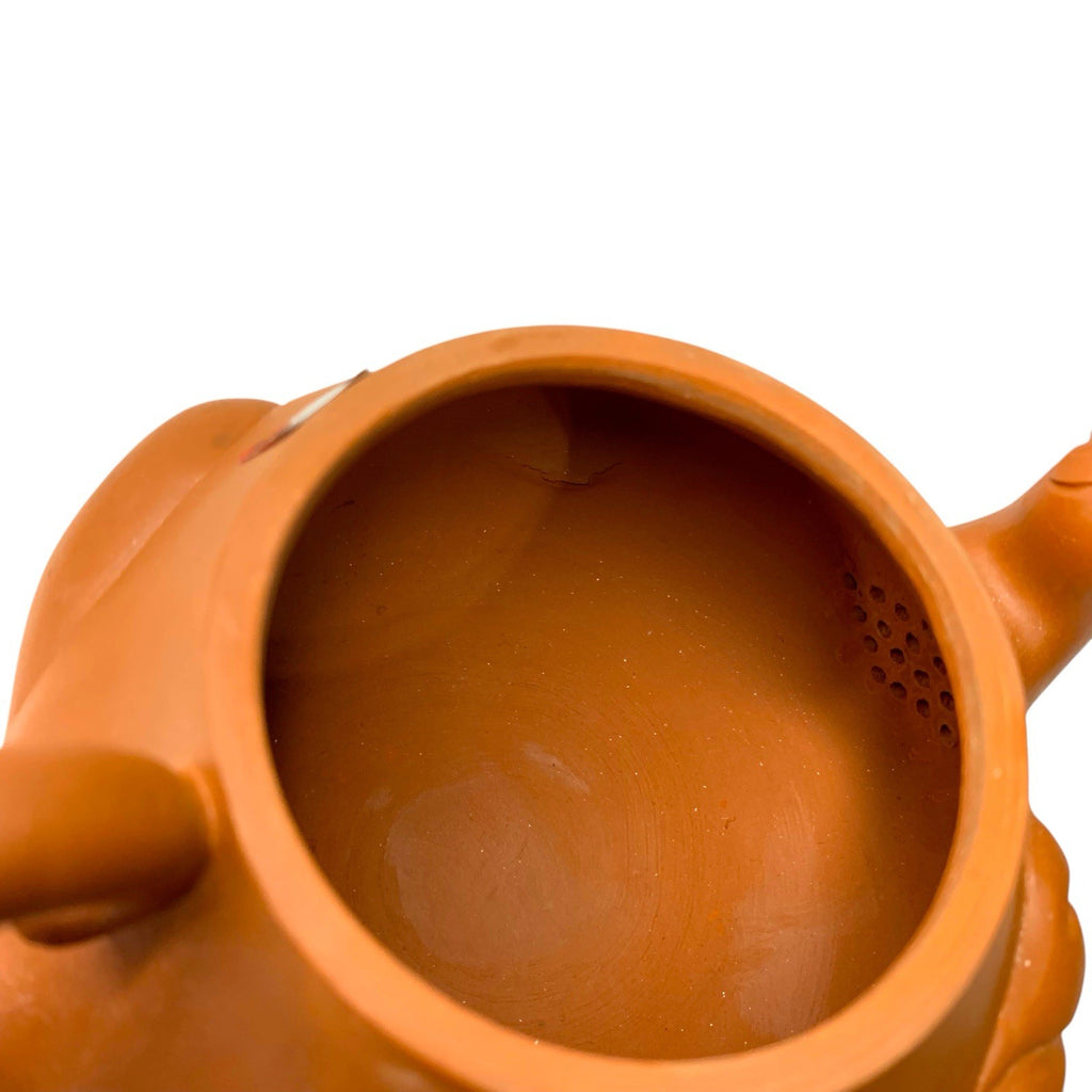 Vintage Yixing Zisha Teapot Dragon Beast Form 1980s China Square Circle Box Pots by TheVoyageBird