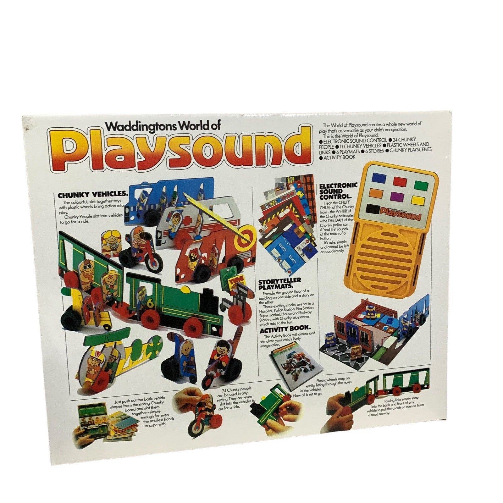 Waddingtons World of Playsound Vintage Playset Imaginative Pretend Play Complete Other Pre-School by TheVoyageBird