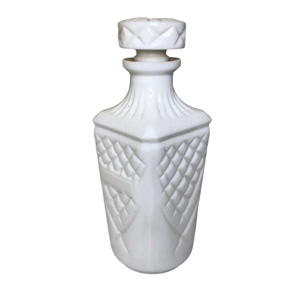 White Glass Decanter Bagley's Stolzle Glassworks - Centenary Edition 1990 - Rare Bagley/Sowerby/Davidson by TheVoyageBird