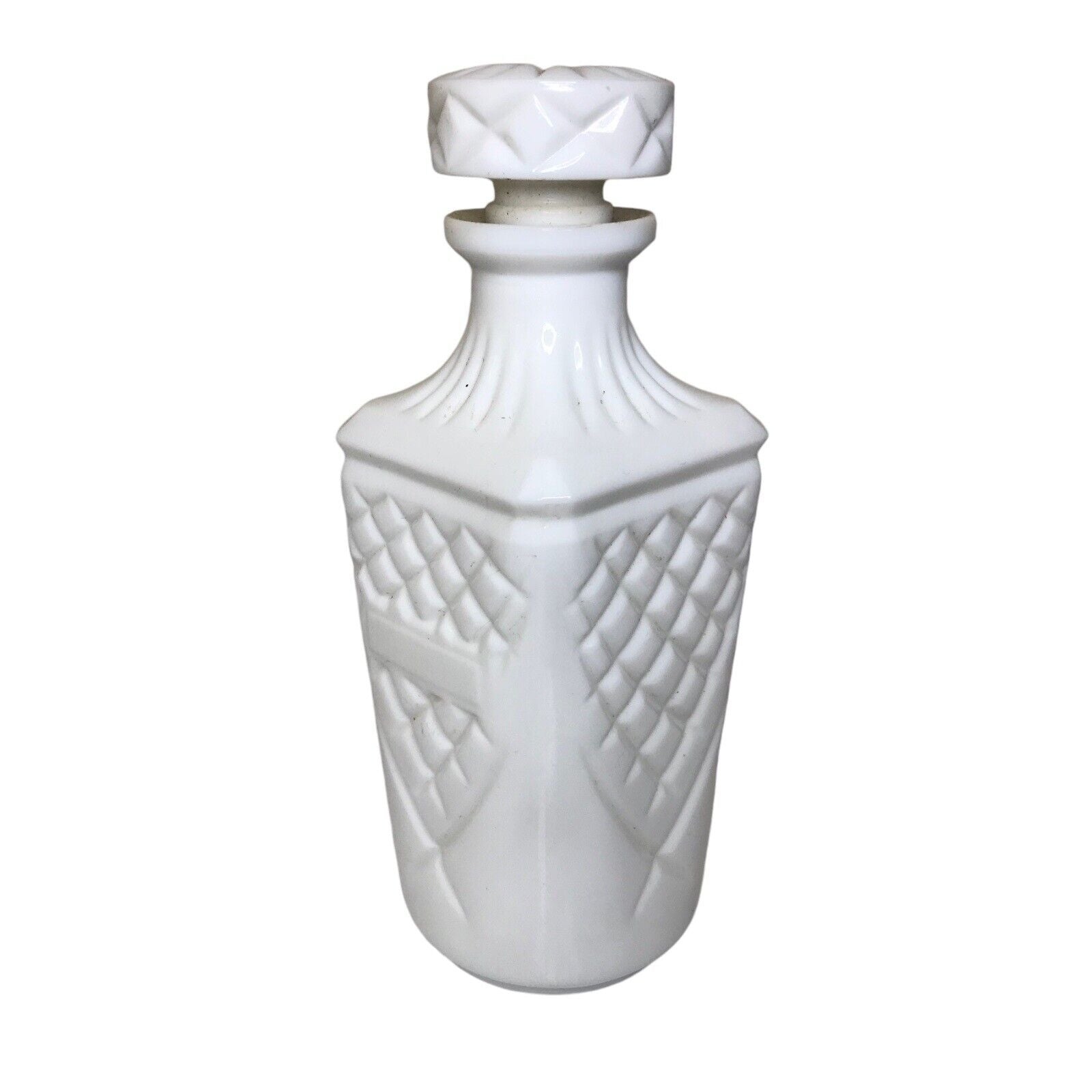 White Glass Decanter Bagley's Stolzle Glassworks - Centenary Edition 1990 - Rare Bagley/Sowerby/Davidson by TheVoyageBird