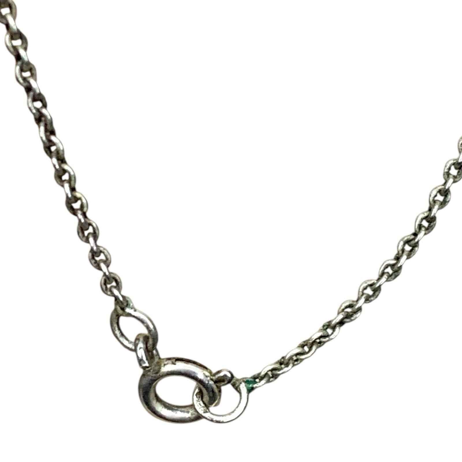 Vintage Sterling Silver Commemorative Necklace Case Queen Mother HM Elizabeth