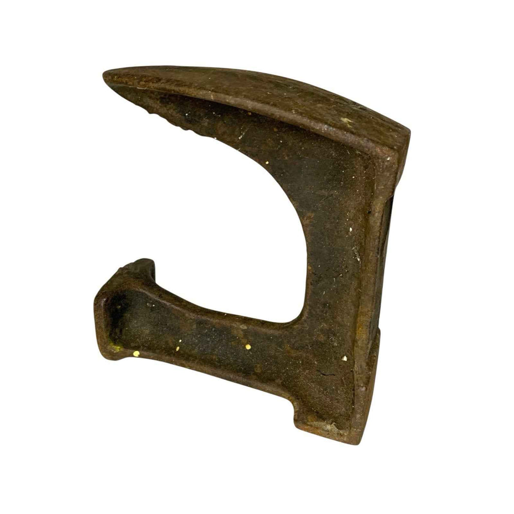 Antique Cast Iron Cobblers Anvils Three Foot Shoe Maker Tools Rustic Decor Pair