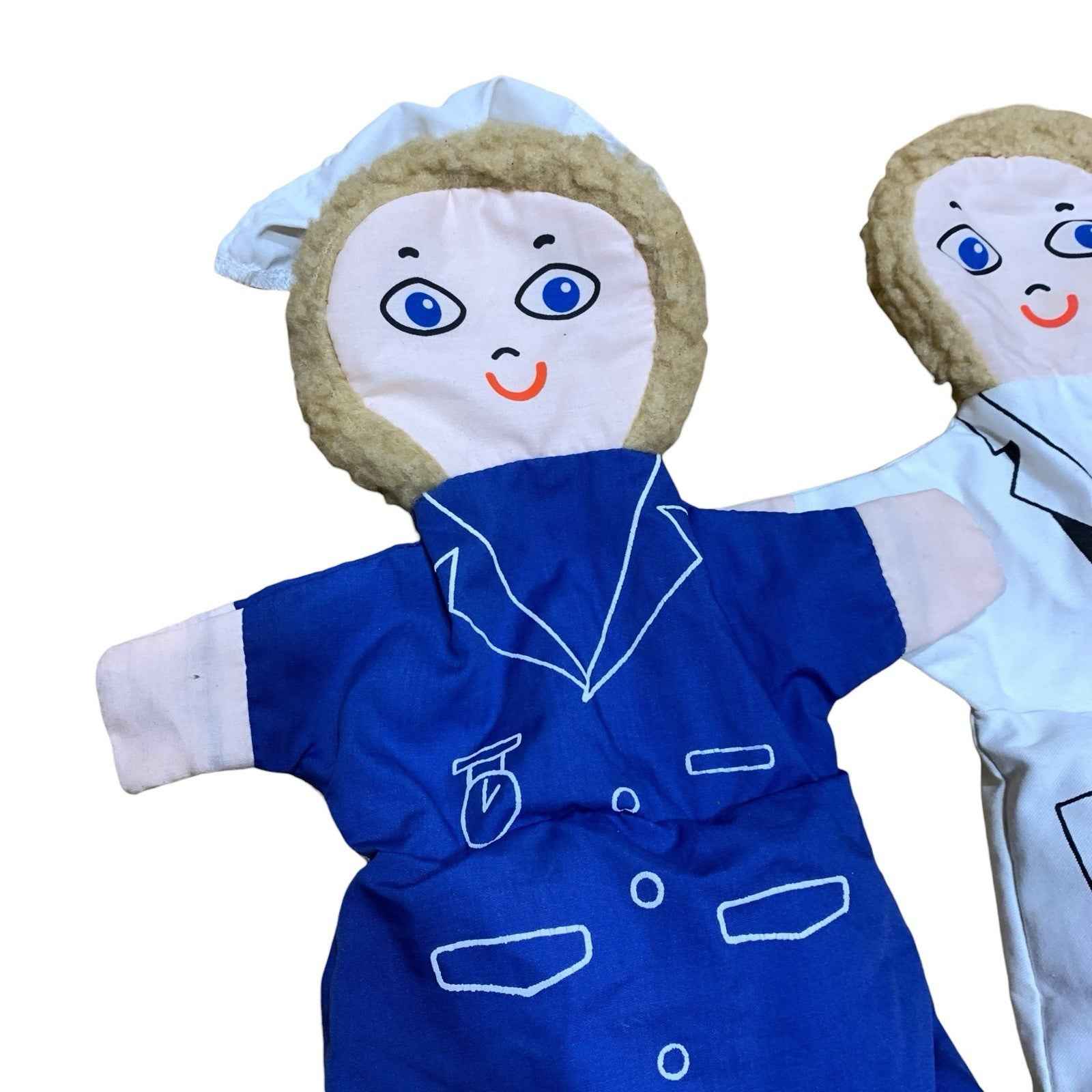 Vintage School Role Play Dolls Set Nurse Doctor Postman Perfect Playthings