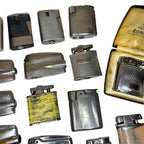 Bundle 37x Vintage Ronson Petrol Lighters Silver Tone - Varaflame Comet Some Box