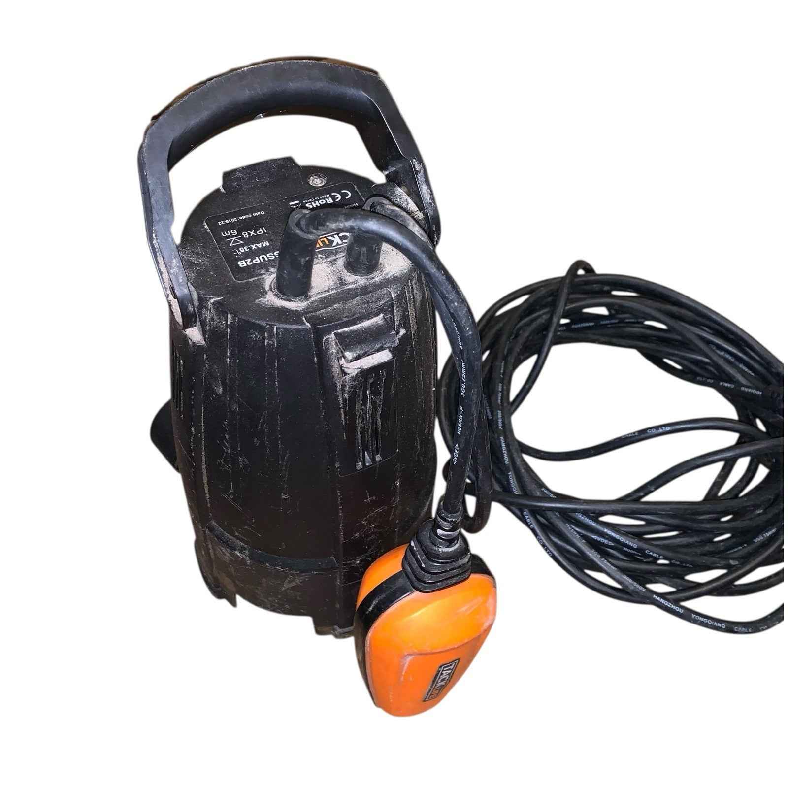 Tacklife GSUP2B 400W Corded Submersible Water Pump Electric Drain Utility Used