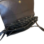 Carrie Brown Leather Clutch Crossbody Bag Ladies Handbag