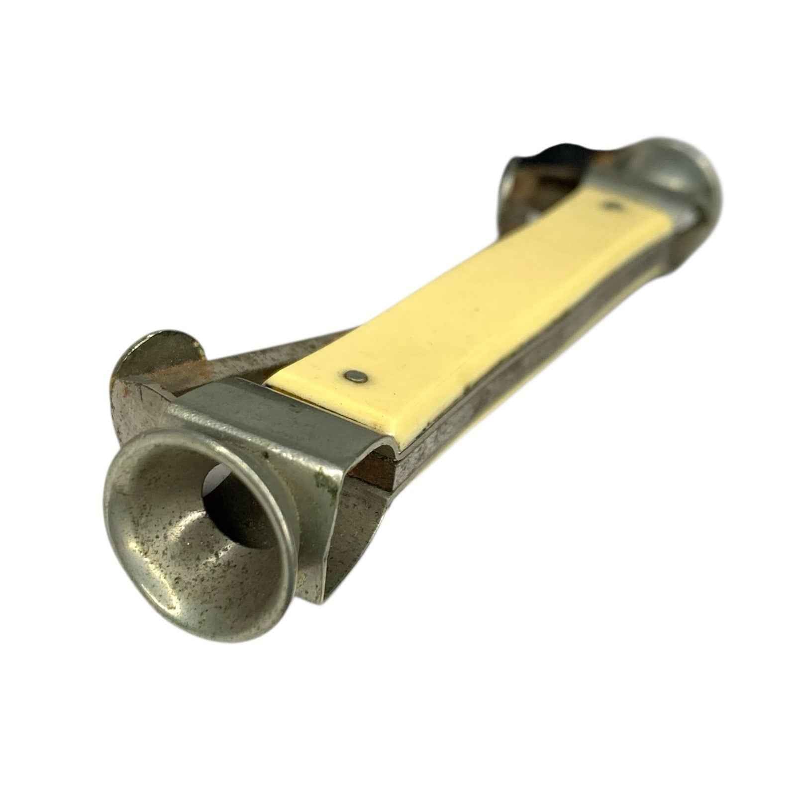 Antique Edwardian Double Ended Cigar Cutter with Case Tobacciana Smoking Tool