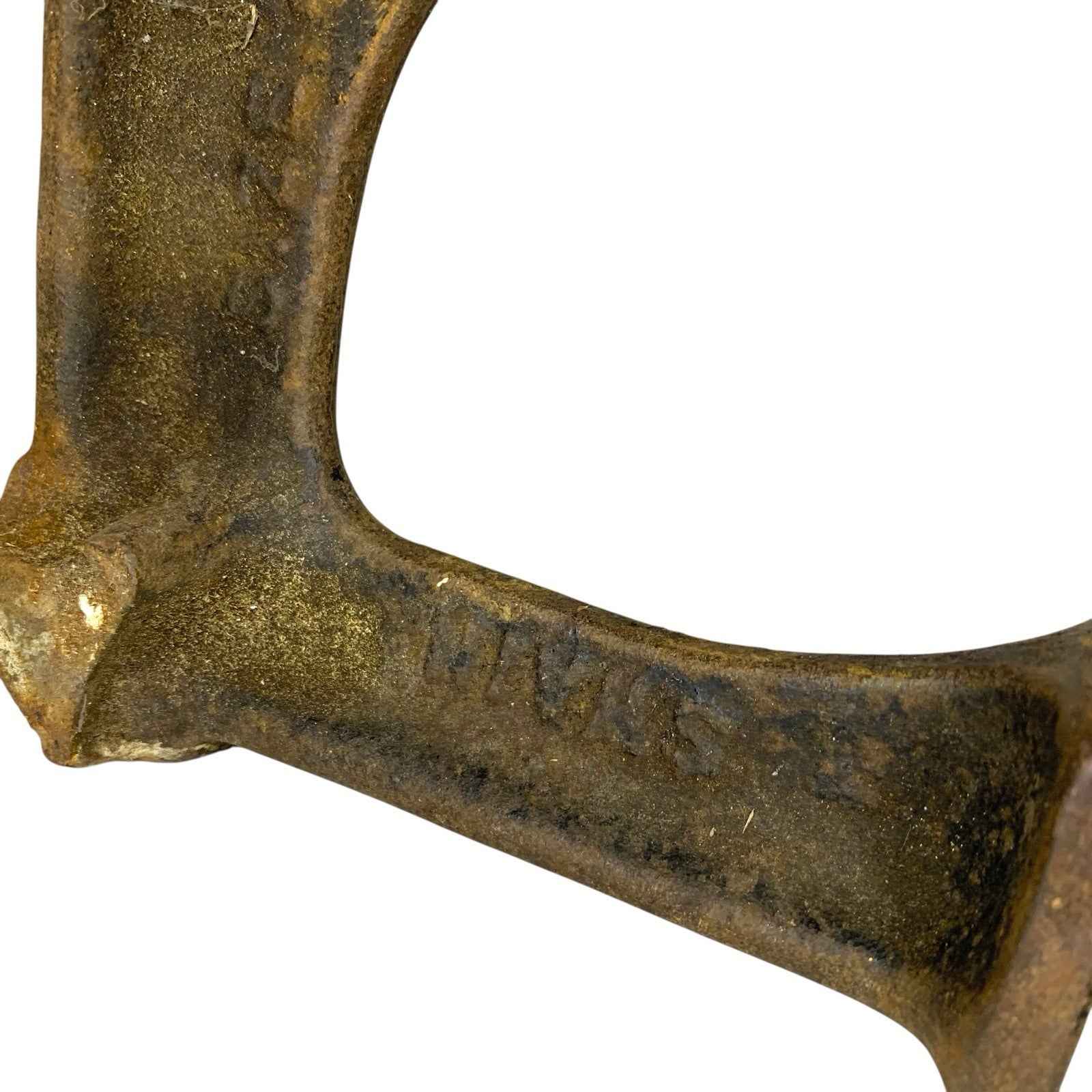 Antique Cast Iron Cobblers Anvils Three Foot Shoe Maker Tools Rustic Decor Pair