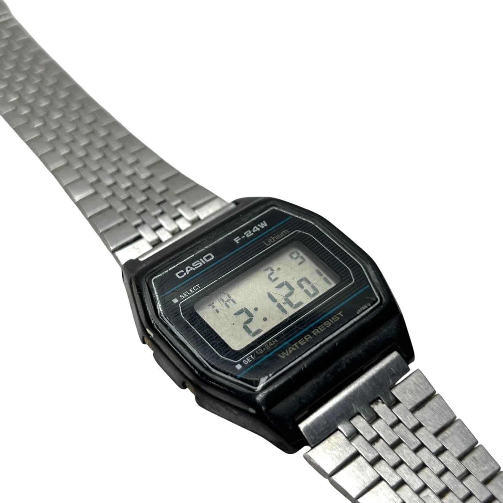 Vintage 80's Casio F-24W Digital Watch Japan - Please Read