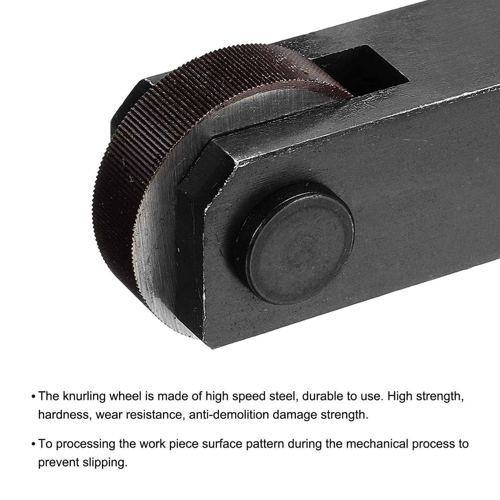 High Speed Steel Knurling Wheel Set 0.5mm Pitch Lathe Tool Durable Precision