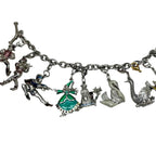 Vintage 12 Days of Christmas Charm Bracelet Enamel Holiday Jewellery - 1 Missing
