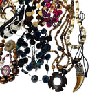 1kg Natural Ethnic Tribal Style Jewellery Bundle Mixed Lot Wood Bovine Bone