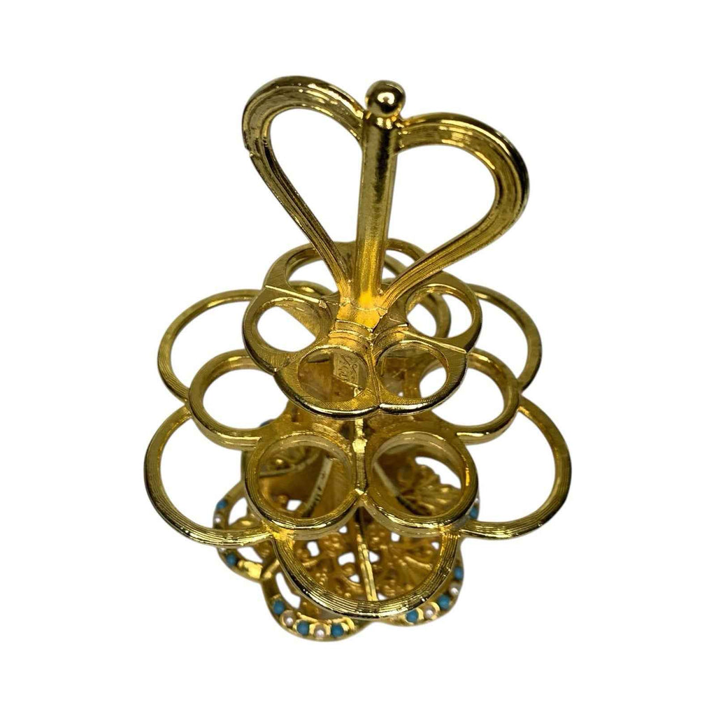 Vintage Mirella Vanity Stand Model 2372 Makeup Pencil & Perfume Vial Holder Boxe