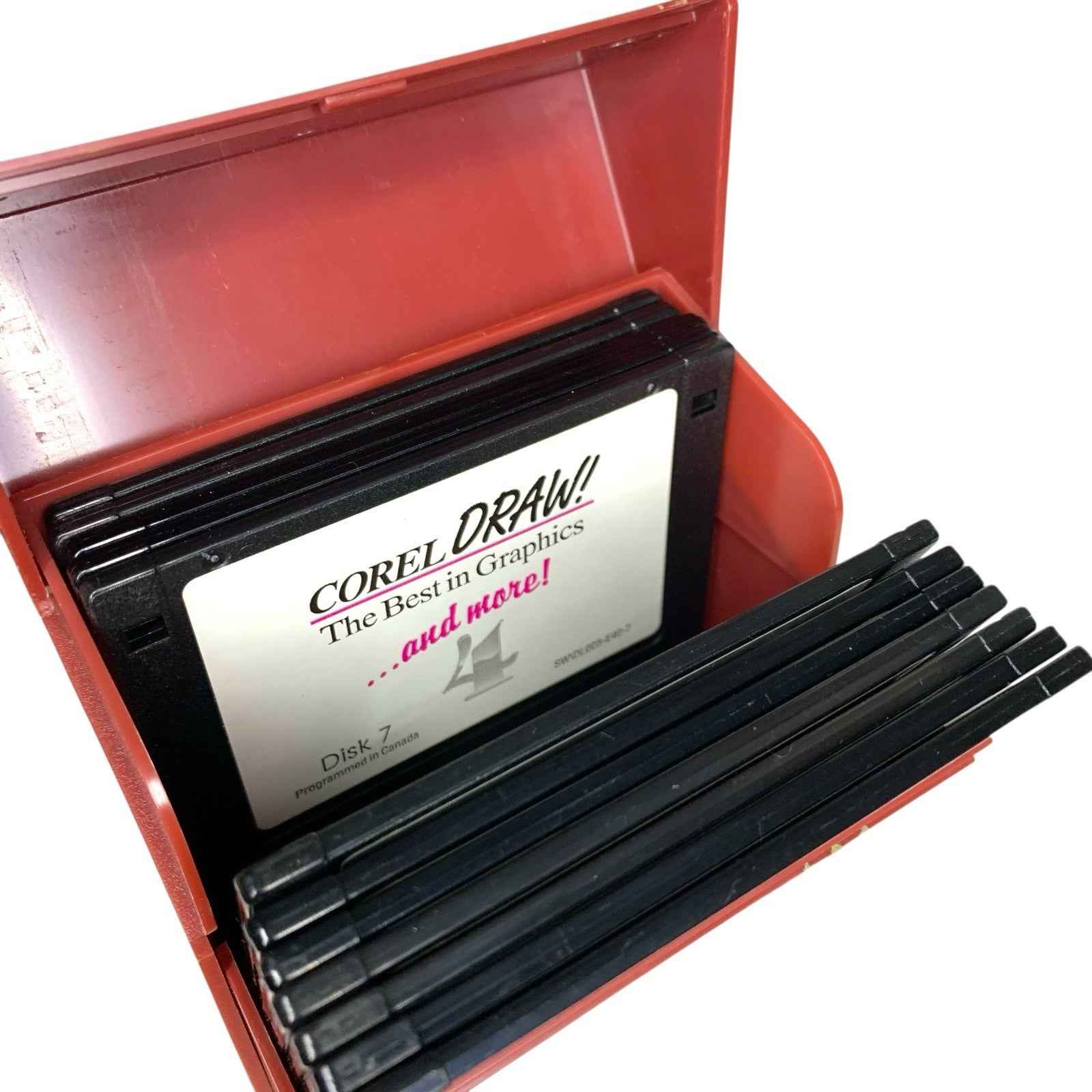 CorelDRAW Vintage 3.5" Floppy Disk Software Set Complete 12 Discs Graphics Suite