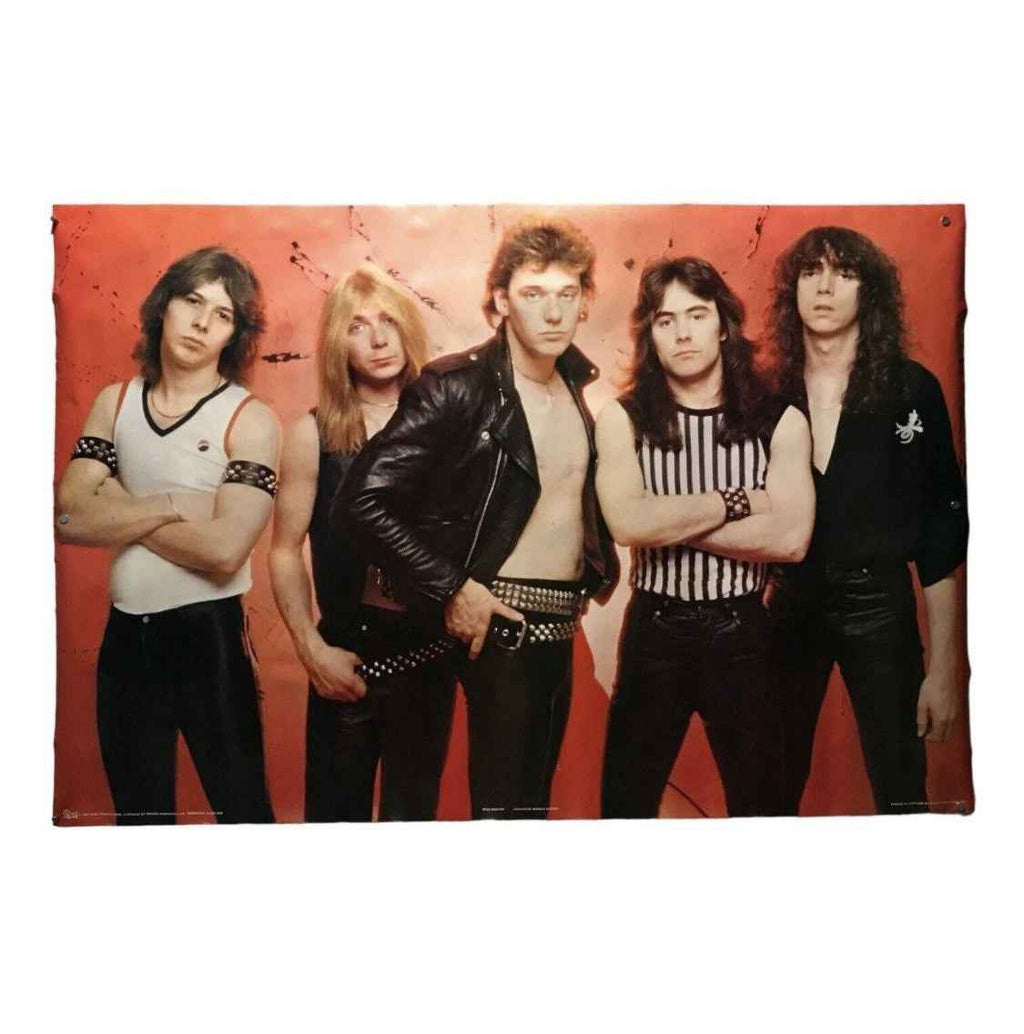 Iron Maiden Vintage Poster - Rare 1980 Band Poster by Pace Minerva No. 60