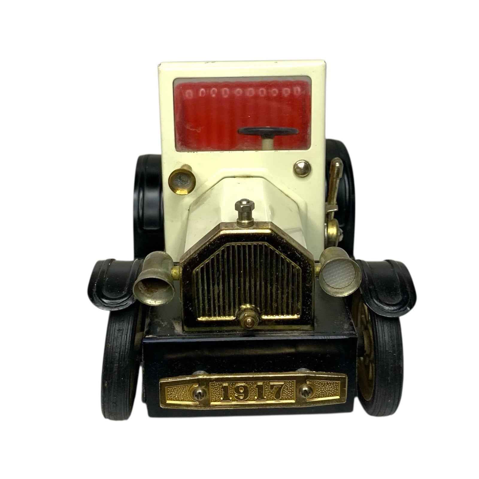 Rare Vintage 1917 Ford Model T Style Metal Table Lighter w/ Cigarette Tray Japan