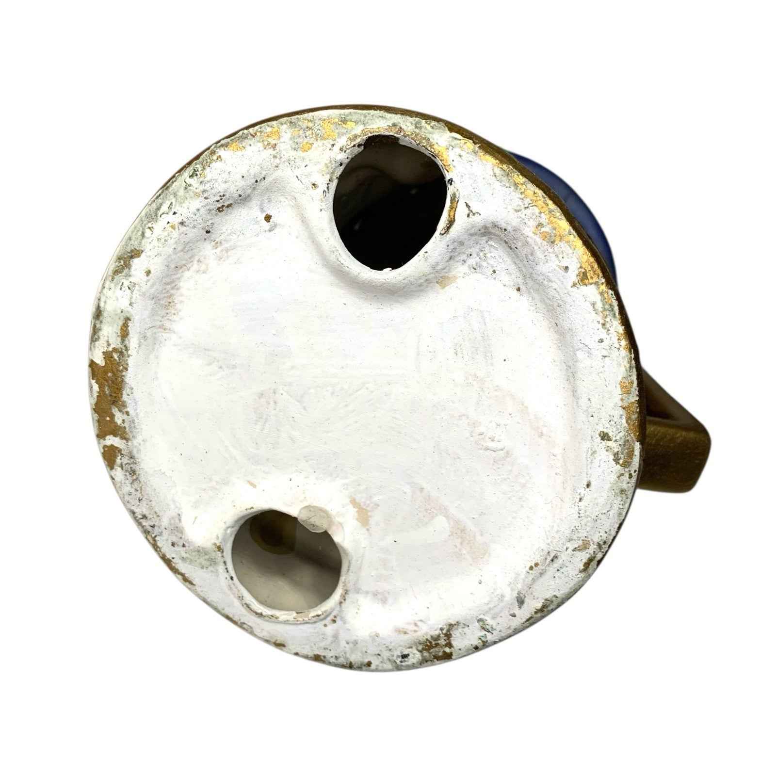 Vintage Ceramic Tea Light Candle Lantern Christmas Scene, Great Condition, 1990s