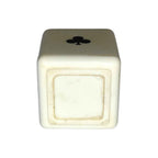 1960s Hilton Poker Playing Cards Ceramic Cube Table Lighter Mid Century Modern