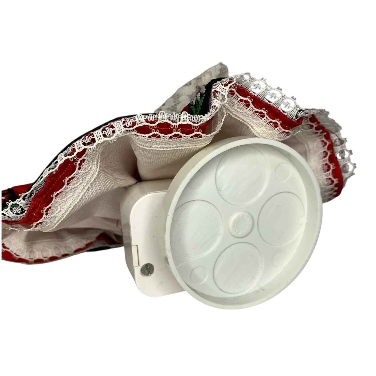 Vintage Sankyo Japan Spinning Doll – German Style – Missing Arms – For Repair