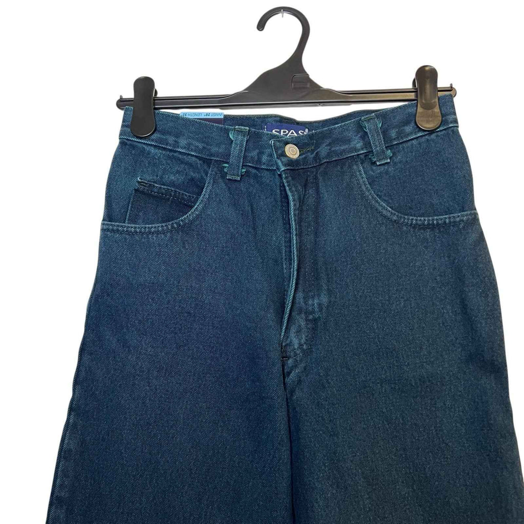 Spase Denim Dark Deep Blue Wash Jeans Size W28” L32” Straight Cut BNWT