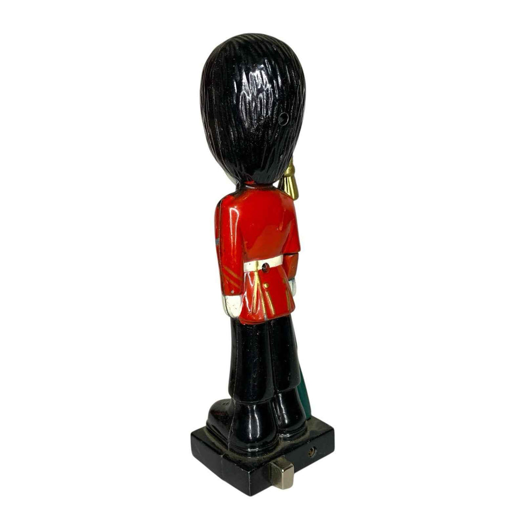 Rare Vintage British Queens Guard Die Cast Metal Table Lighter Japan Mid Century