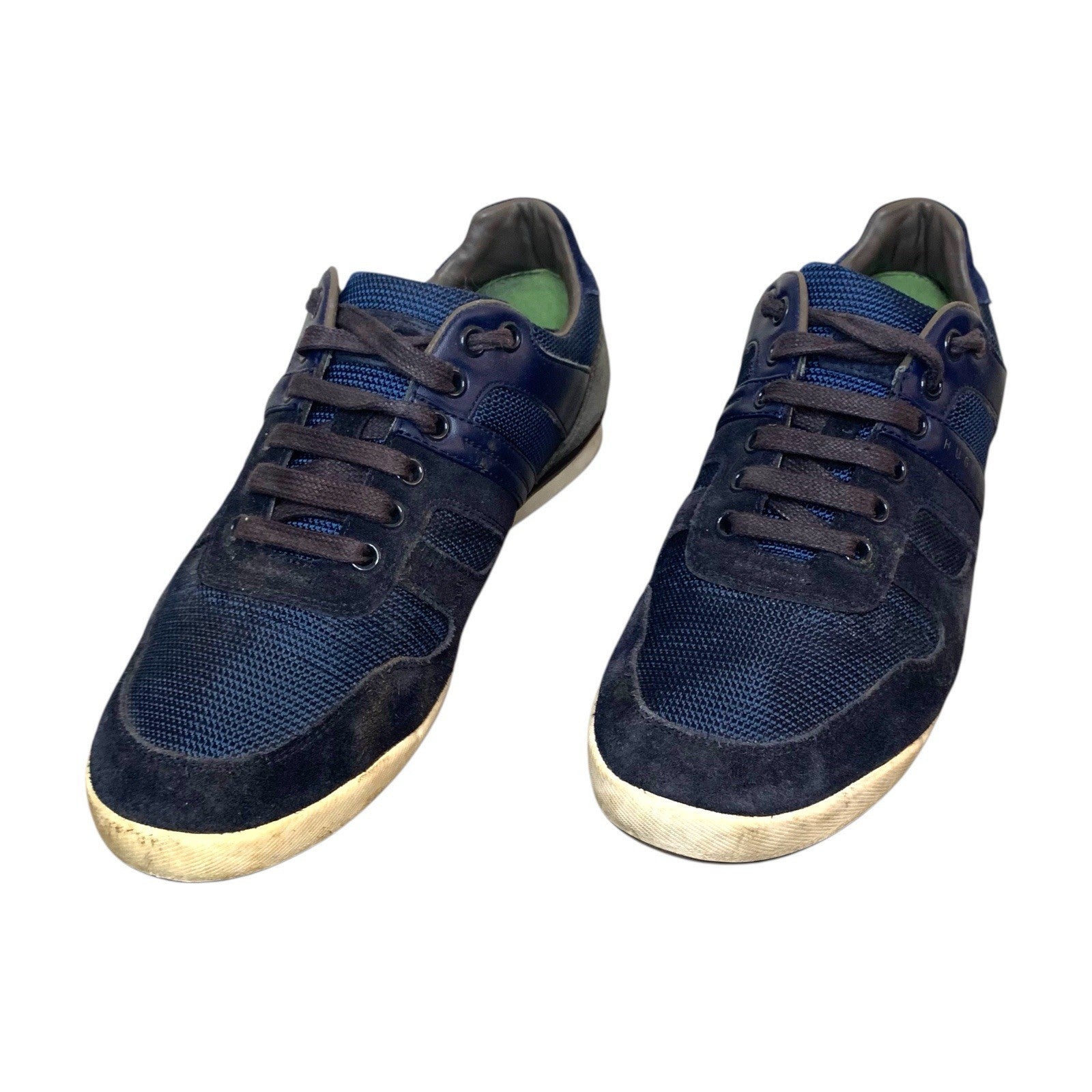Hugo Boss Mens Navy Blue Trainers UK Size 7 Shoes Casual Sneakers