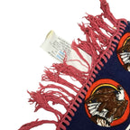 Vintage USA Bald Eagle American Flag Cotton Fabric Wall Hanging Patriotic