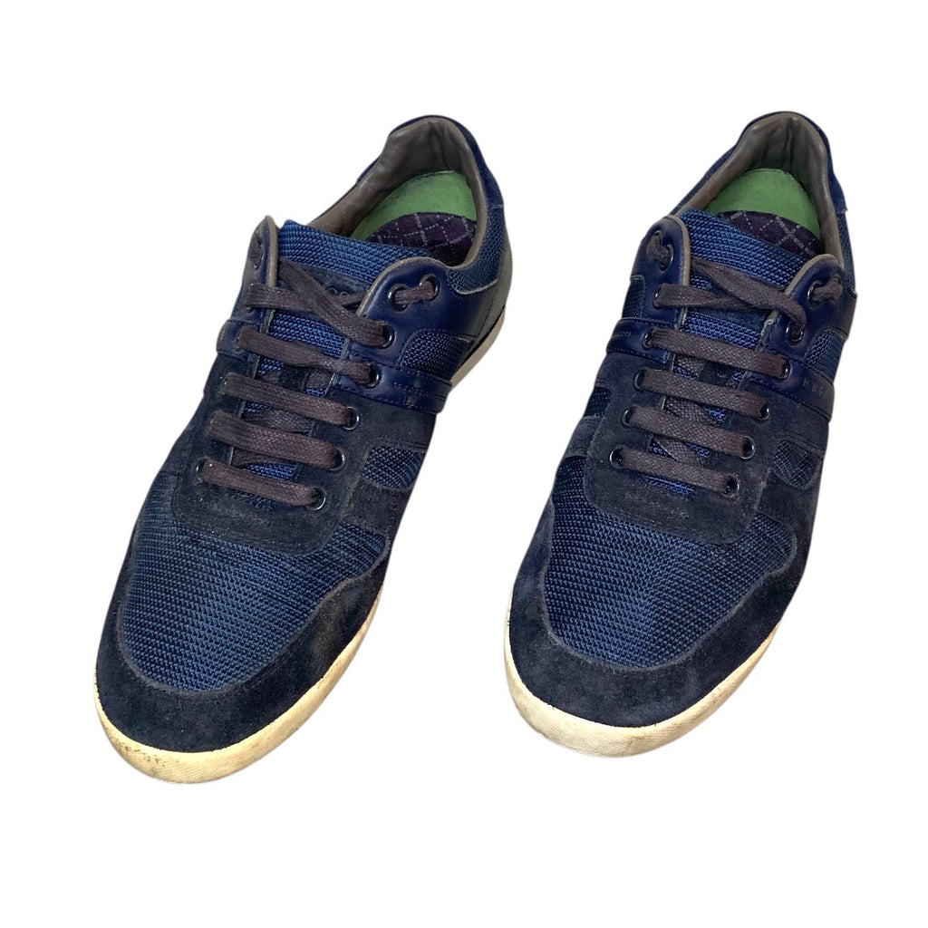 Hugo Boss Mens Navy Blue Trainers UK Size 7 Shoes Casual Sneakers