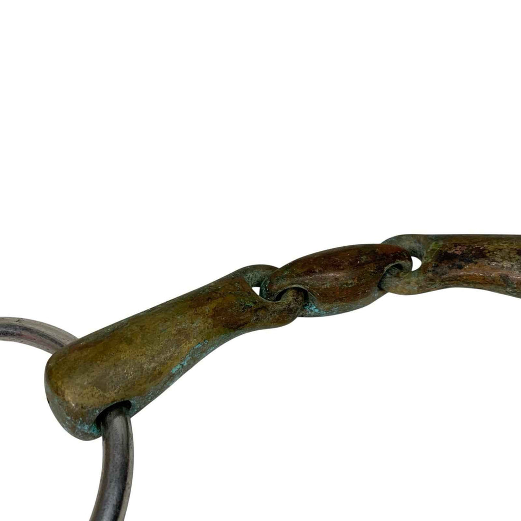 KK Ultra Aurigan Loose Ring Snaffle Bit with Lozenge Horse Riding Bit Good Cond