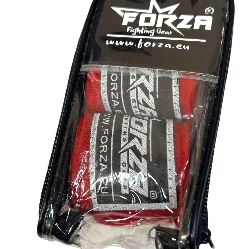 Forza Fighting Gear Sports 250cm Mexican Style Boxing MMA Wraps Red
