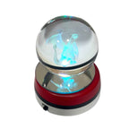 Pikachu 3D Crystal Ball Pokeball with Colour Change LED Light Base